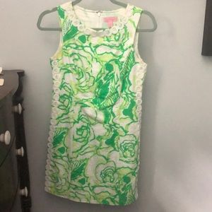 Lilly Pulitzer Green Pattern Dress